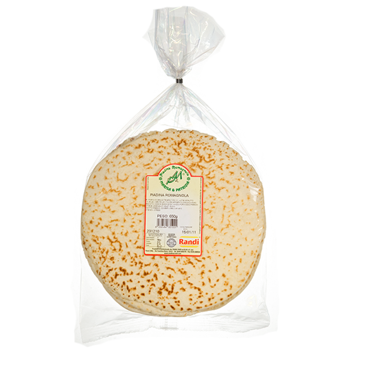 PIADINA FRESCA GR. 130 X 3 RANDI snc di RANDI DENNIS E C.