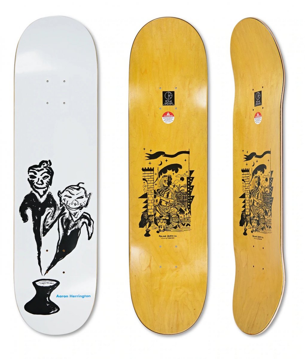 Polar Skate co. Tavola da skate 8.25' Pot Demons Harrington deck 8.25' Grip incluso Polar Skateboards
