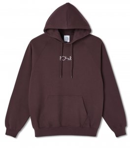 Polar Skate Co. Felpa con Cappuccio Default Hoodie Bordeaux
