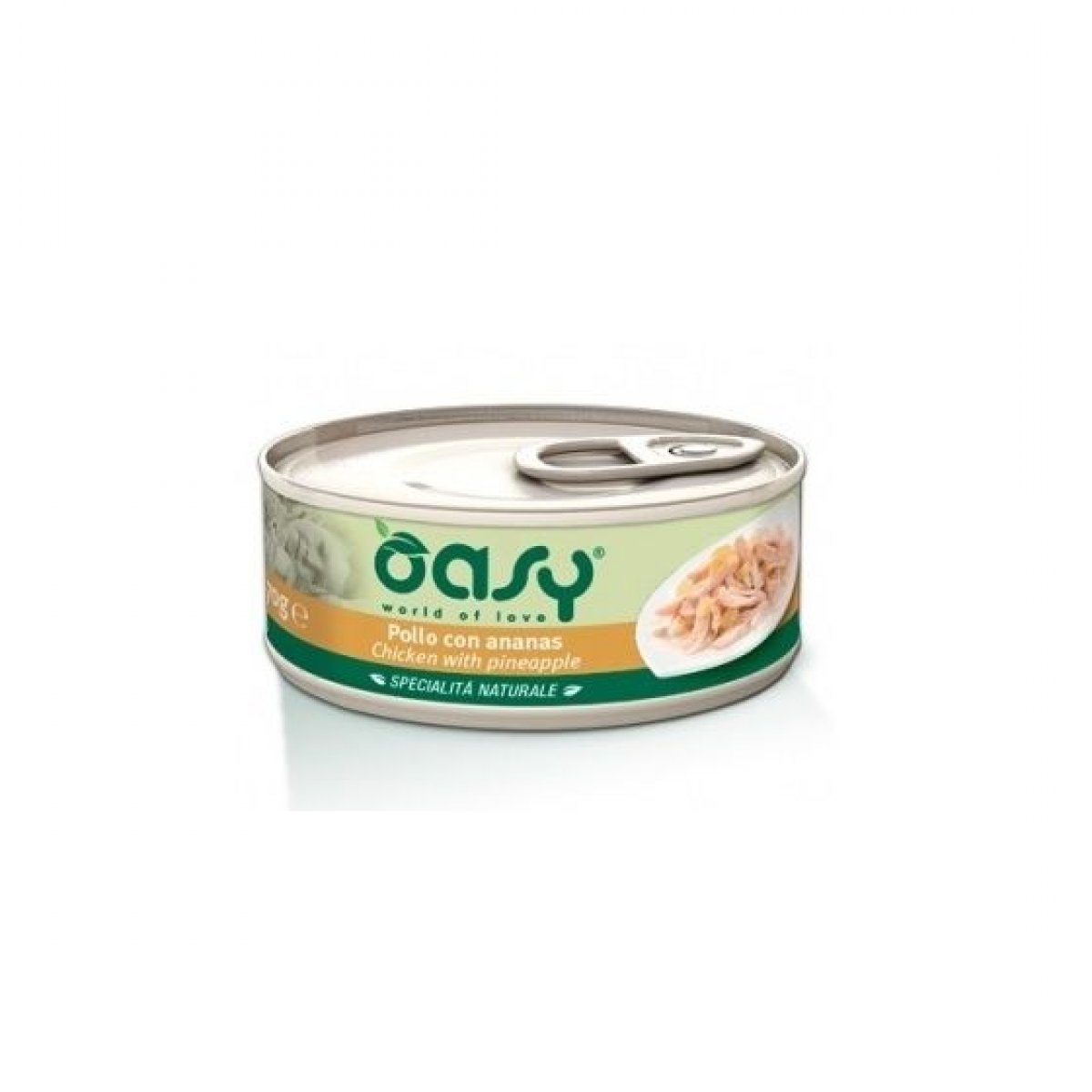 OASY GATTO WET POLLO CON ANANAS 70GR