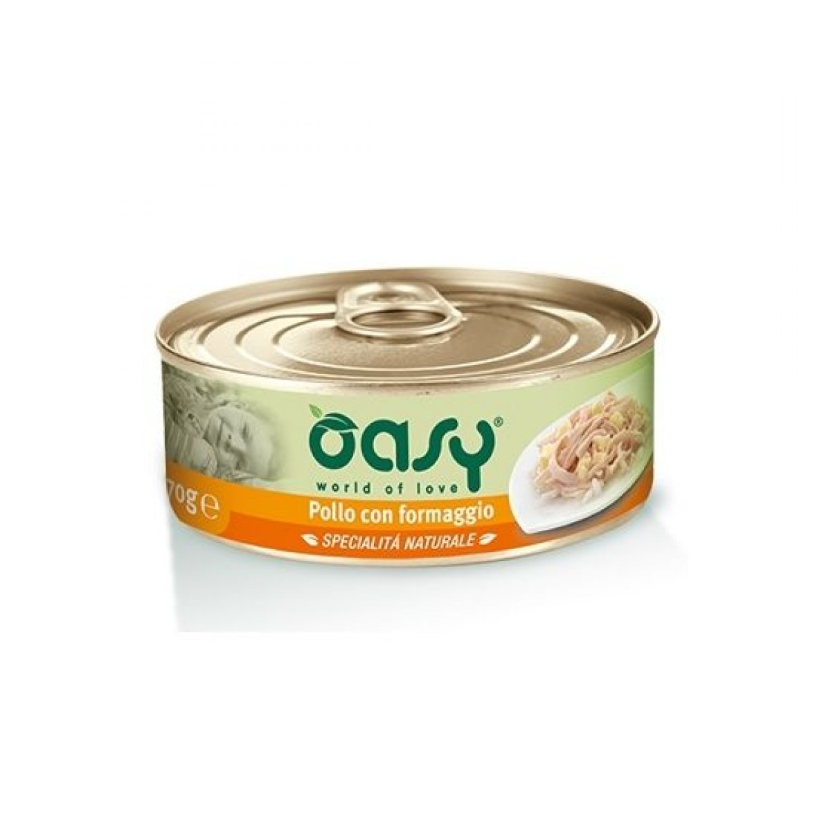 OASY GATTO WET POLLO CON FORMAGGIO 70GR