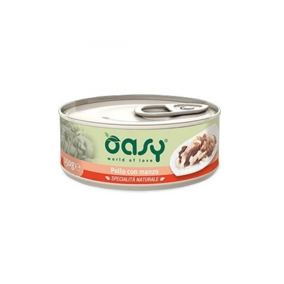 OASY GATTO WET POLLO CON MANZO 150GR