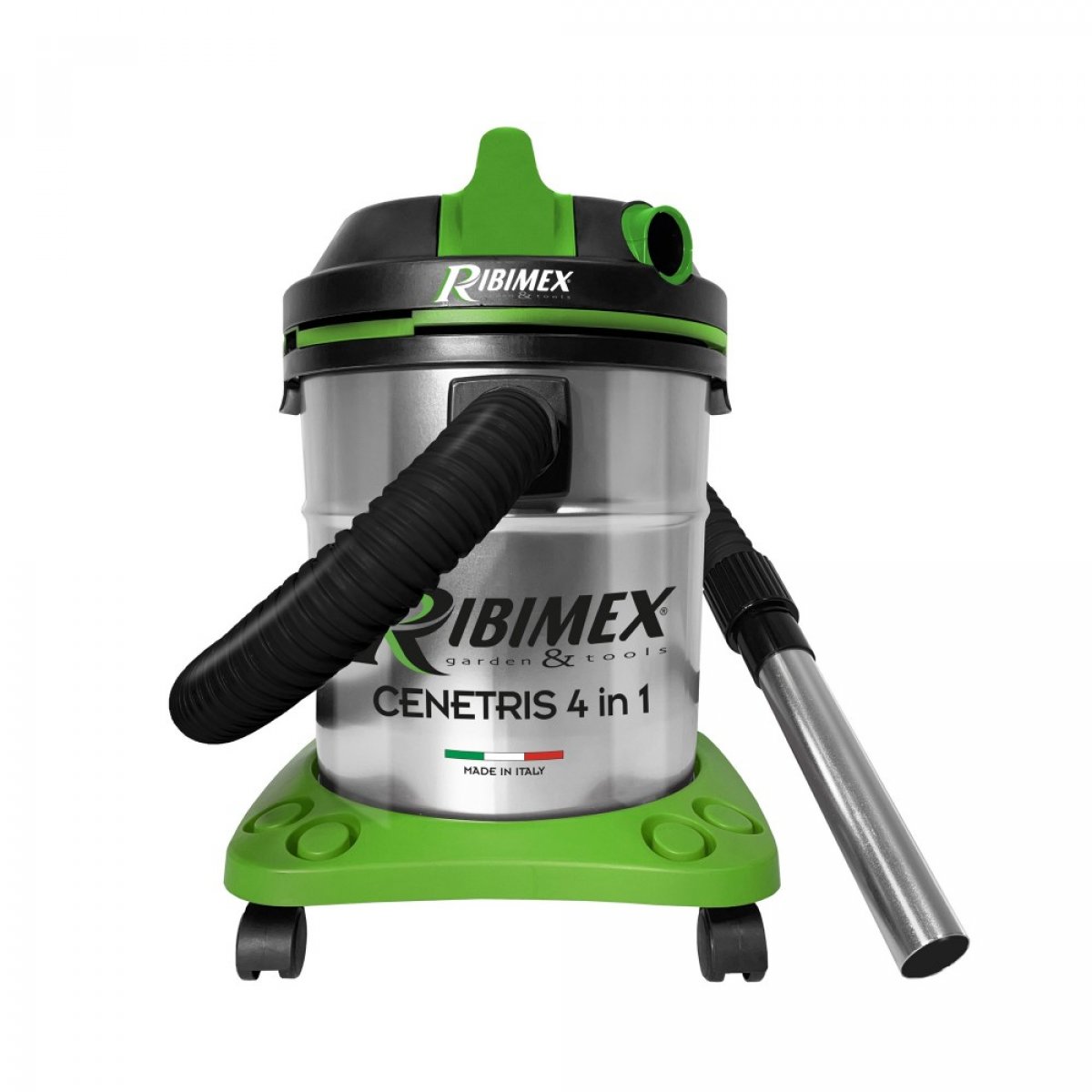 Aspiratore multifunzione CENETRIS 4in1 - aspira cenere, solidi, liquidi e funzione soffiante - 1200W - 20L RIBIMEX
