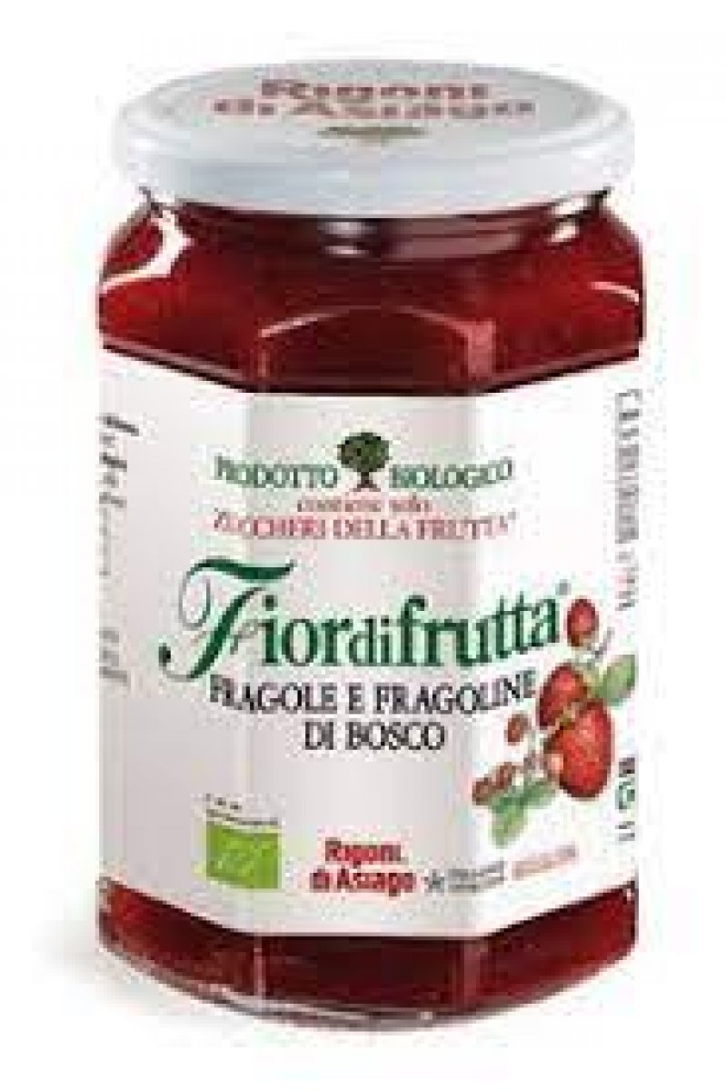 marmellata bio fragole e fragoline di bosco 250gr rigoni di asiago