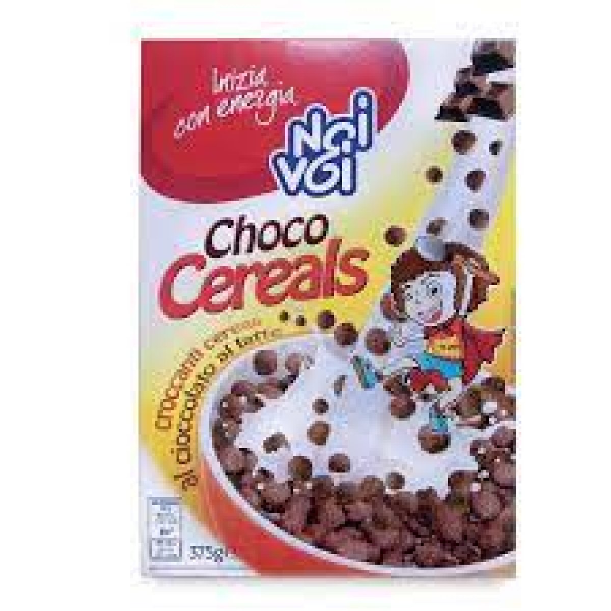 cereali choco cereals 375gr noi&voi