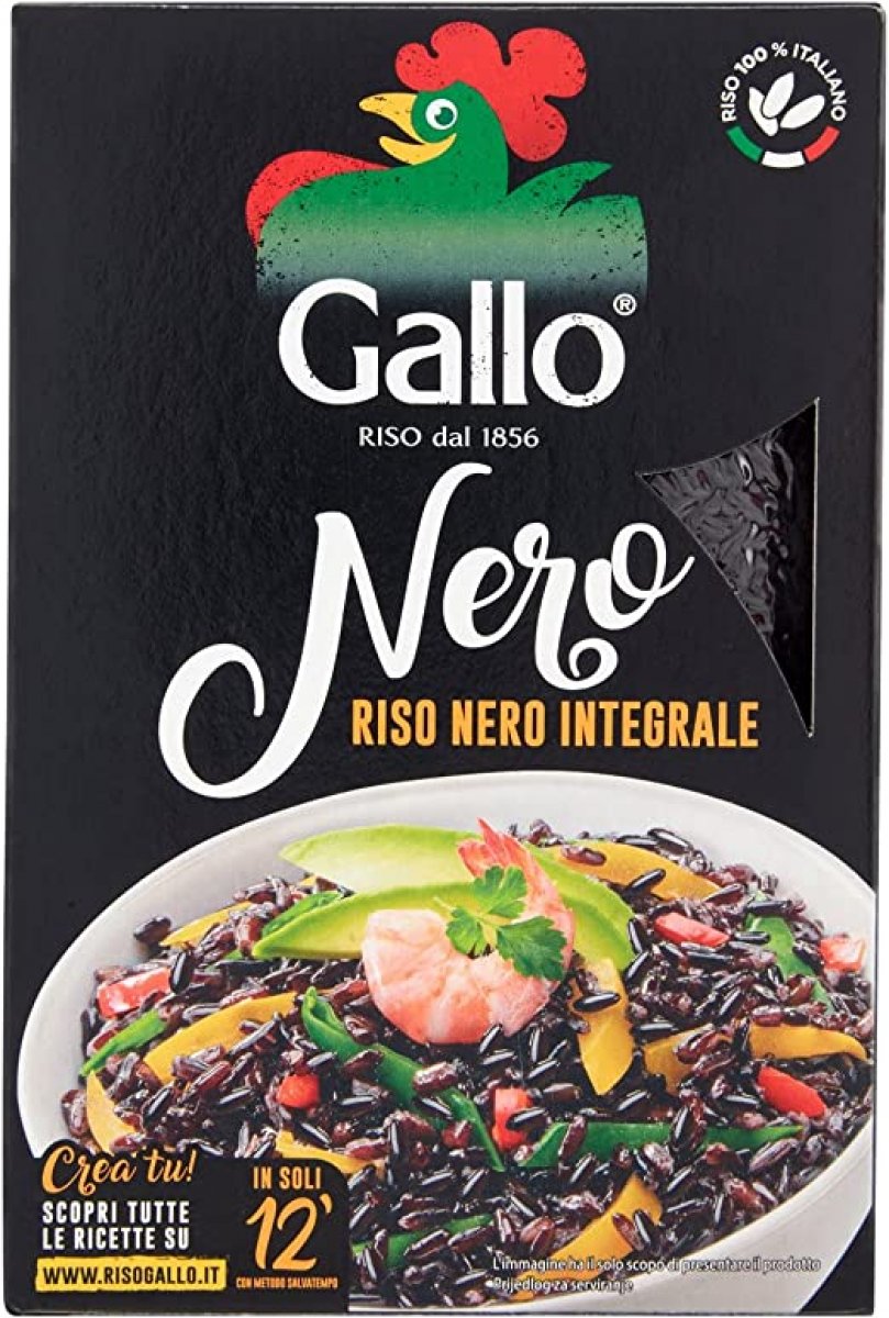 riso nero integrale 500gr Gallo