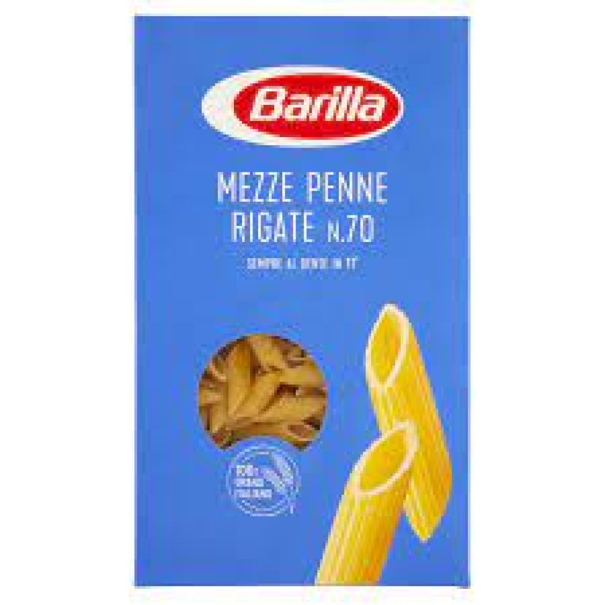 mezze penne rigate n°70 500gr barilla