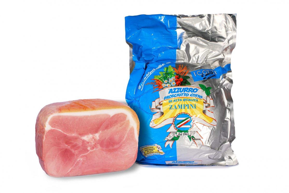 PROSCIUTTO COTTO AZZURRO KG. 4 circa ZAMPINI SRL INDUSTRIA SALUMI