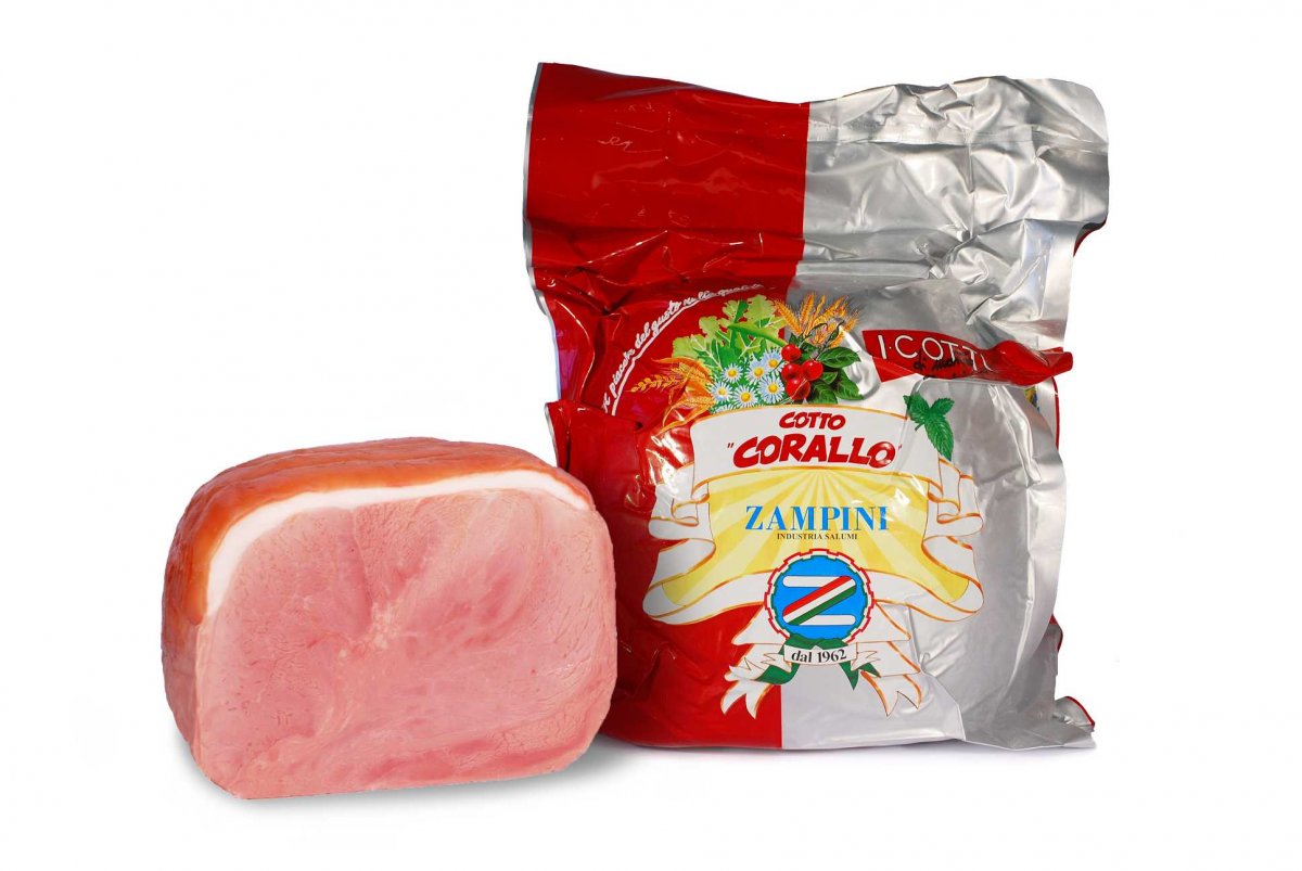 PROSCIUTTO COTTO CORALLO KG. 8 circa ZAMPINI SRL INDUSTRIA SALUMI