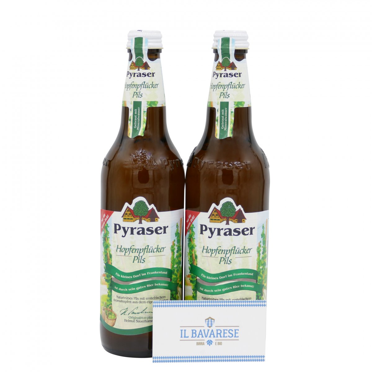 Birra Pyraser Hopfenpflücker Pils Luppolo Fresco Birra Pilsner, non pastorizzata, non filtrata