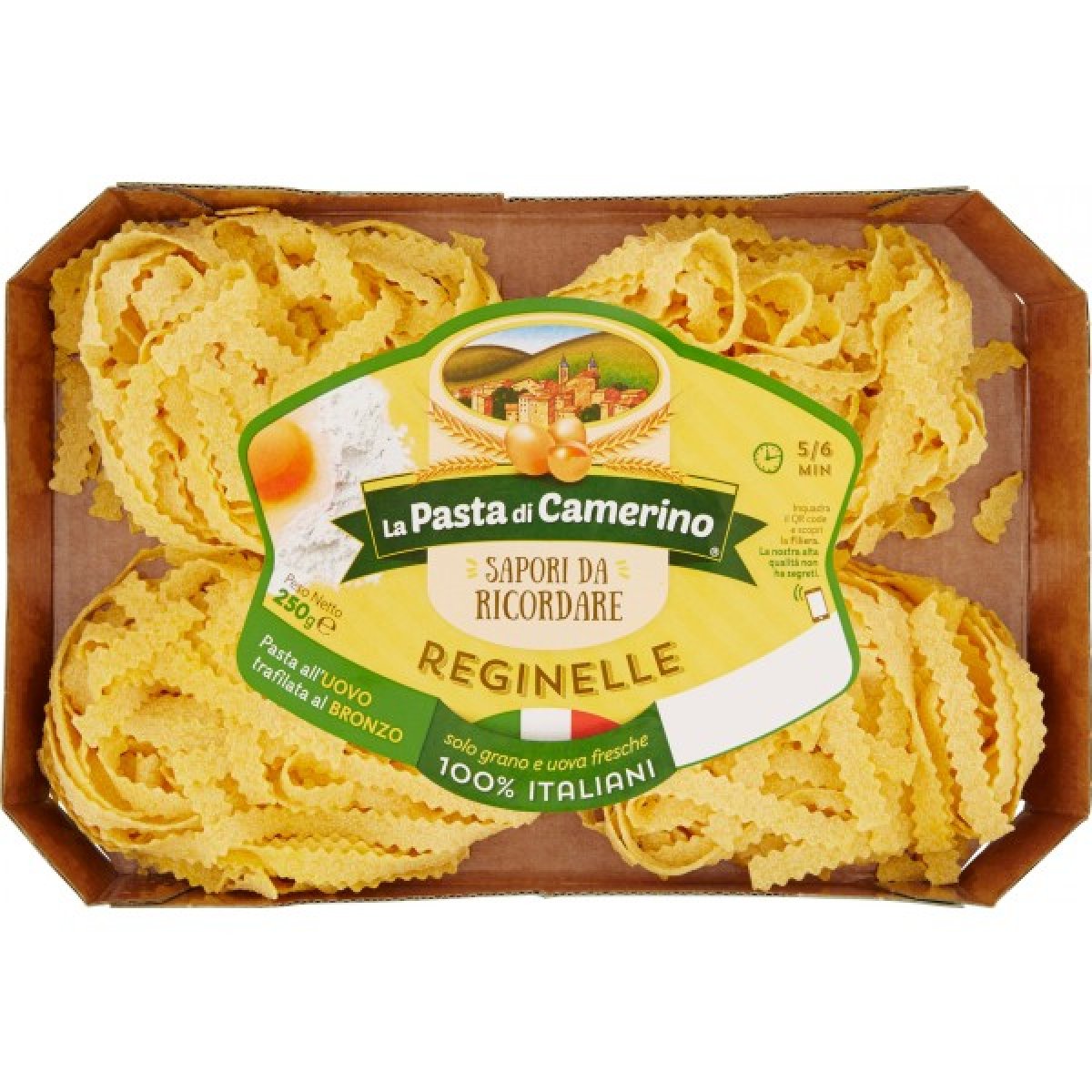 PASTA ALL'UOVO REGINELLE CAMERINO GR 250 CAMERINO