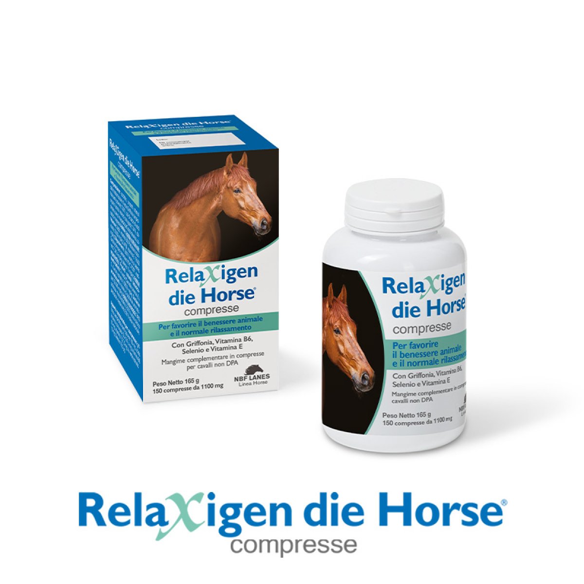 Nbf Lanes Relaxigen Die Horse Cavallo 150 Compresse 