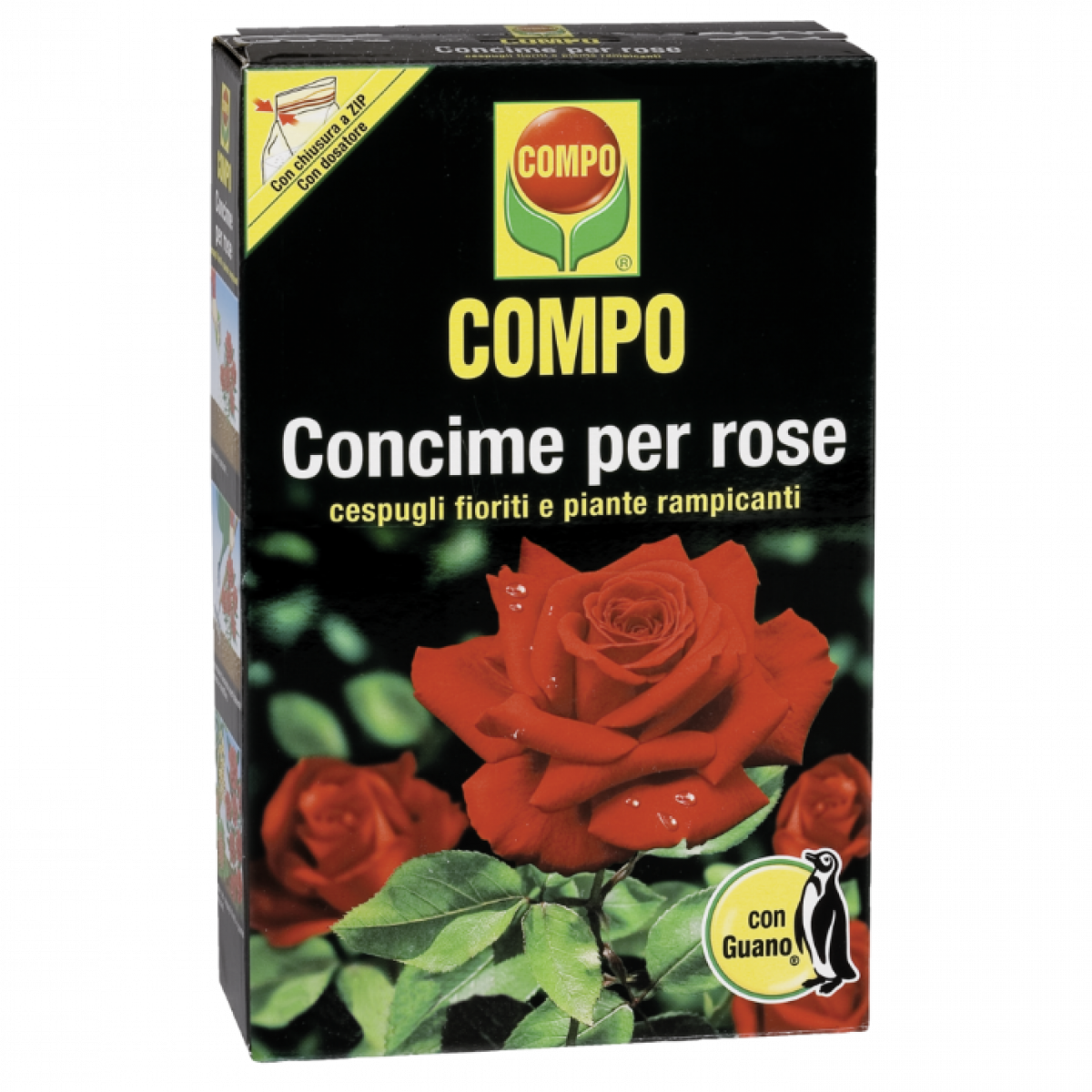 Concime per rose con guano Compo - 3 kg per 60 mq