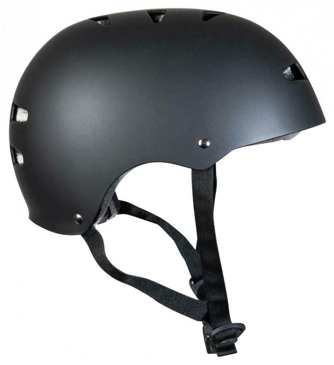 Casco Skateboard Sushi Nero matt regolabile - 2 varianti misura Bullet Skateboard
