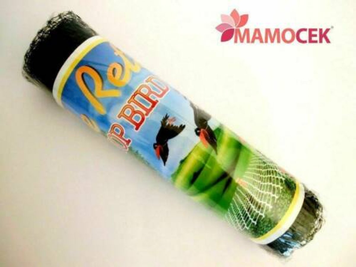 RETE antiuccelli Stop Bird in Nylon da 2 x 5 mt a protezione di raccolti, frutte e sementi. Maglia 1 cm. 