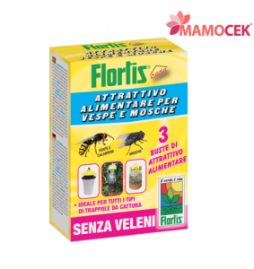 FLORTIS ATTRATTIVO alimentare 3 buste TRAPPOLA x Vespe Calabroni Mosche Esca