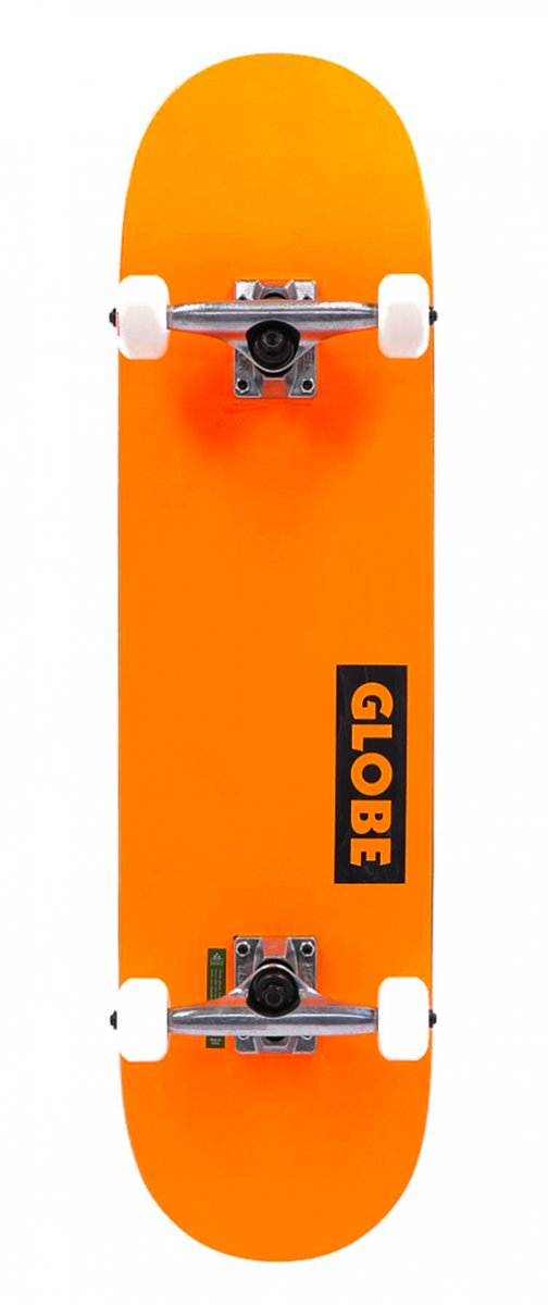 Globe Skate completo professionale Goodstock orange fluo 8.125