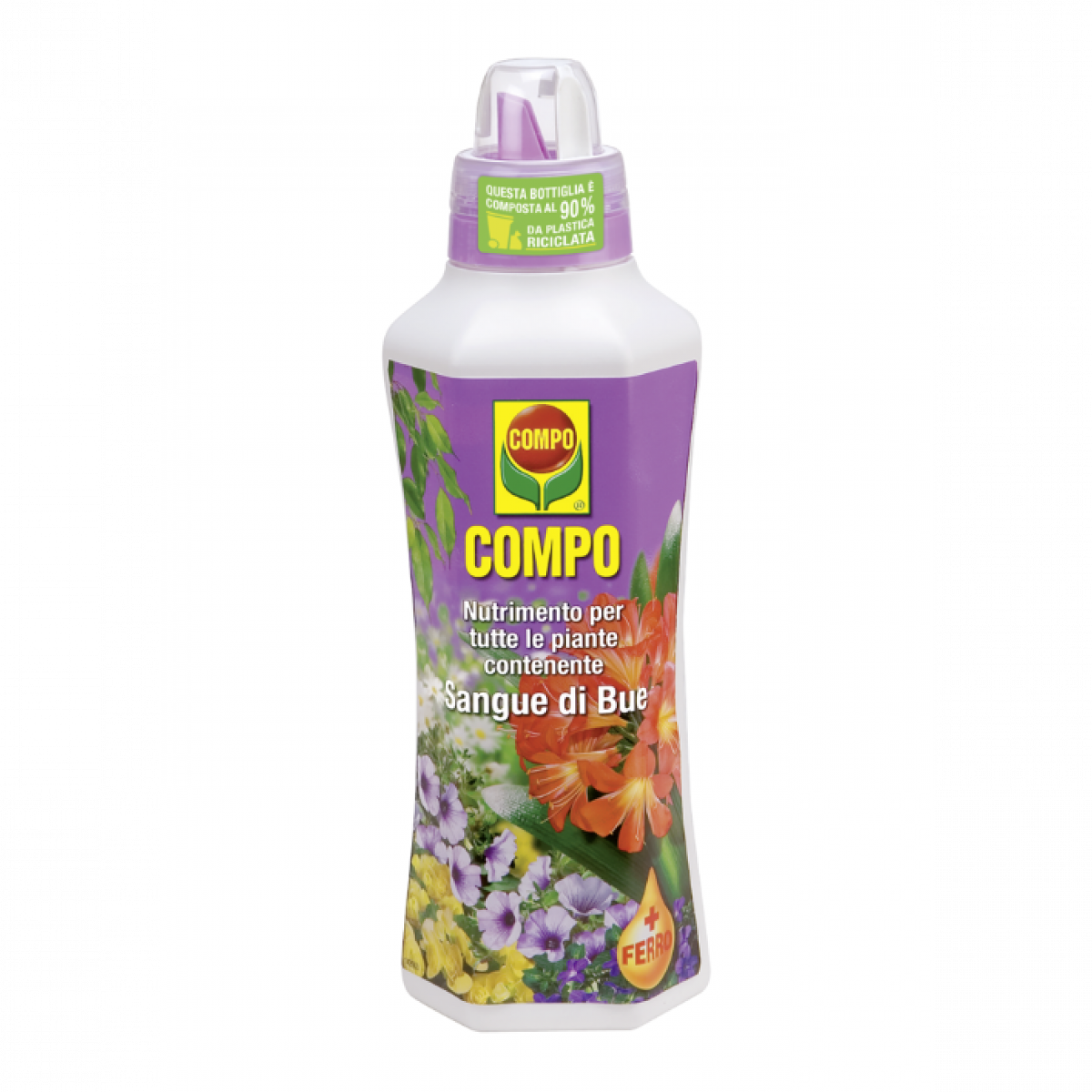 Nutrimento per tutte le piante contenente sangue di bue Compo 1 l