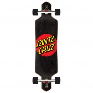 SANTA CRUZ CRUISER LONGBOARD SKATEBOARD CLASSIC DOT DROP THRU 9.0IN X 36IN