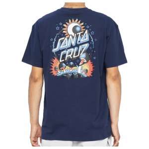 Santa Cruz t-shirt Dark art dot midnight blue