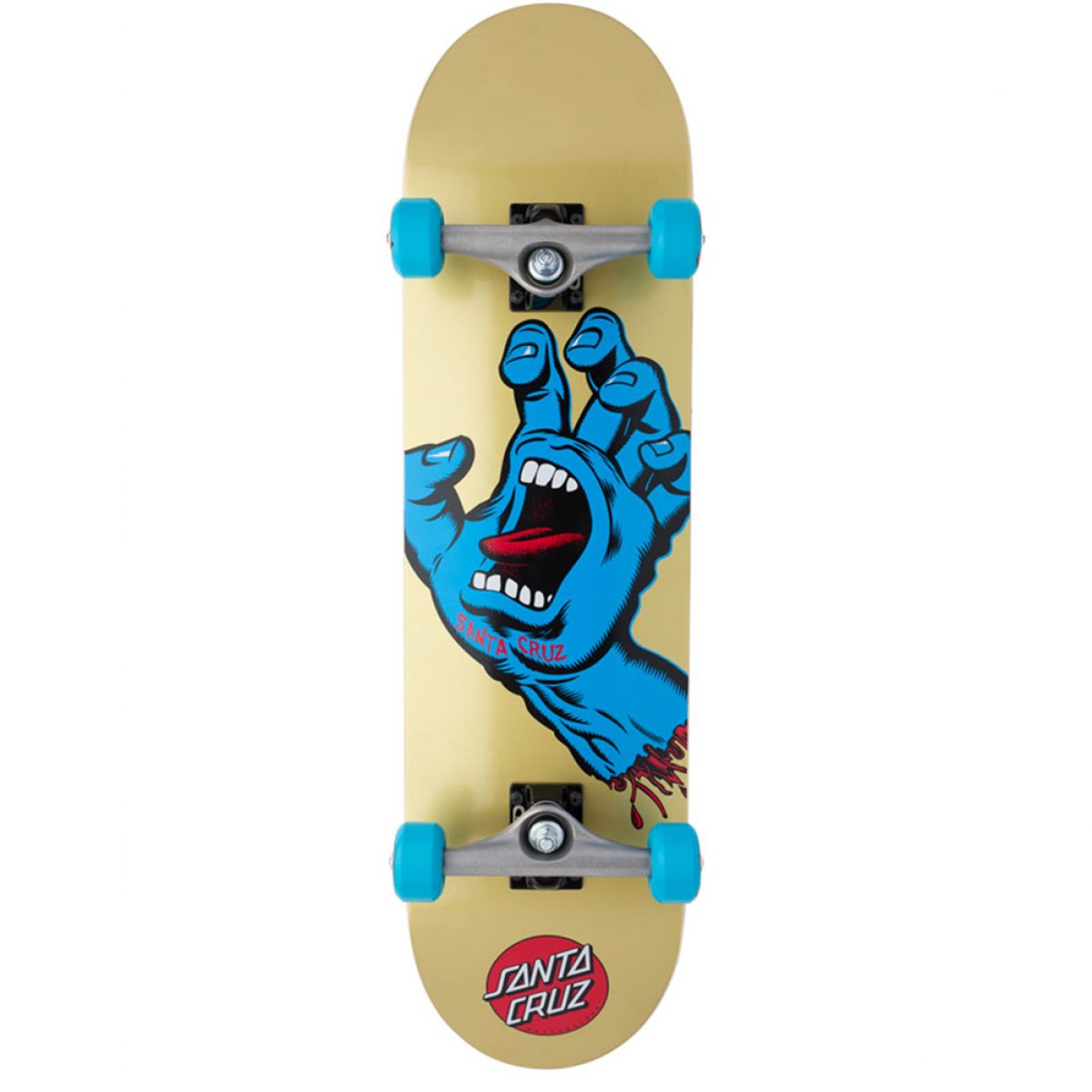 Santa Cruz Skateboard Skate Completo Screaming Hand 8.25