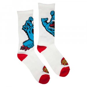 SANTA CRUZ Calzini Screaming Hand Stance Socks White