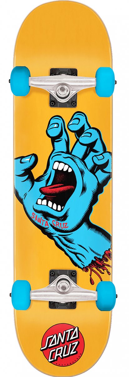 Santa Cruz Skateboard Skate Completo Screaming Hand 7.80