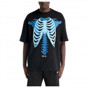 Phobia Archive T-Shirt Skeleton Tee Black blue
