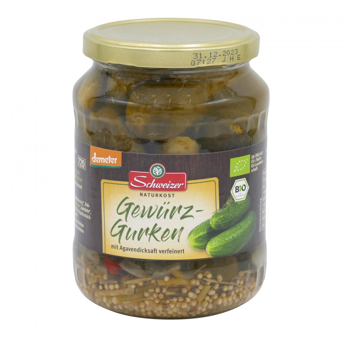Cetrioli Agrodolci Demeter Cetrioli Agrodolci da agricoltura biodinamica Demeter