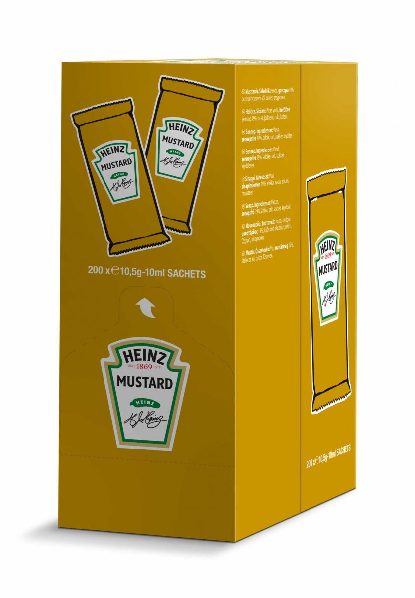 SENAPE HEINZ IN BUSTINE (200 PEZZI) HDS SPA A SOCIO UNICO