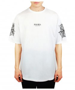 Phobia Archive T-Shirt Cobweb Ragnatela 2022 White Black
