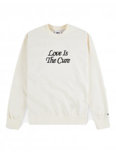 OBEY Clothing Felpa love is the cure Speciality fleece White
