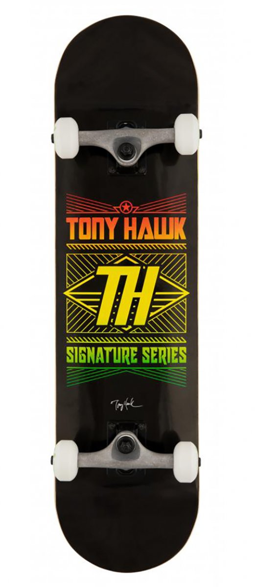 Tony Hawk 180 Plus skateboard completo STACKED Logo professionale 8.0' LO SKATE ENTRY LEVEL PROFESSIONALE LIVELLO BASIC Plus