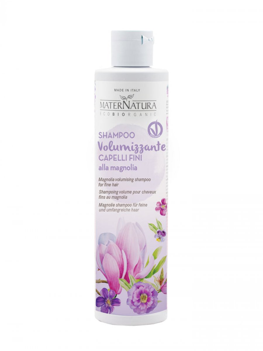 Shampoo volumizzante capelli fini alla magnolia Maternatura