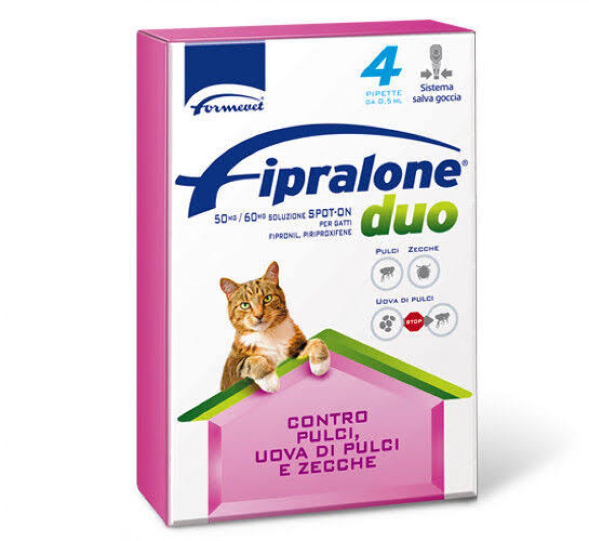 FIORALONE DUO GATTO - 4 pipette 