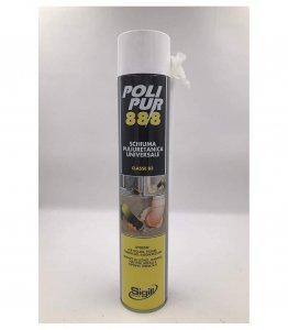 SCHIUMA POLIURETANICA 888 BOMBOLA DA 750 ML CON GUANTI