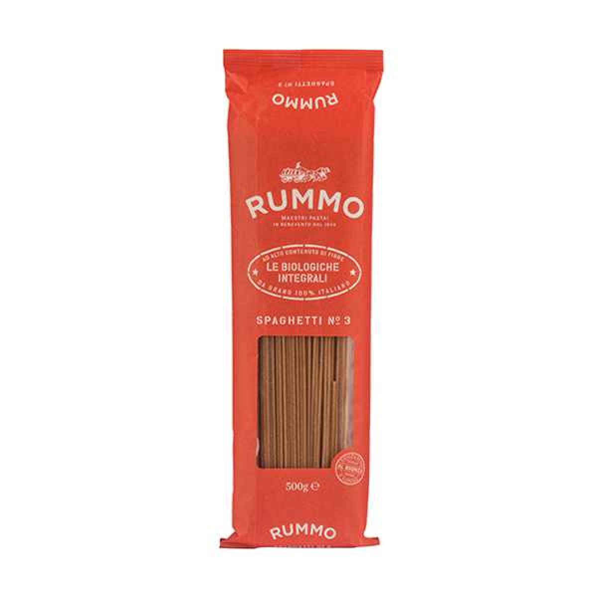 SPAGHETTI INTEGRALI BIO GR. 500 RUMMO SPA