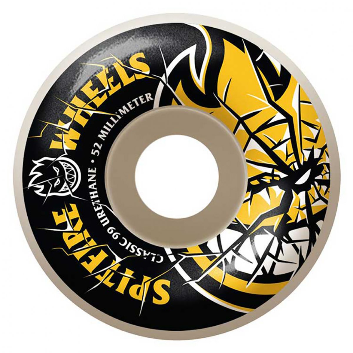SPITFIRE Wheels 52 mm Shattered Ruota Classic Urethane shape 99a 52 mm - 4 pz Spitfire Ruote professionali skateboard