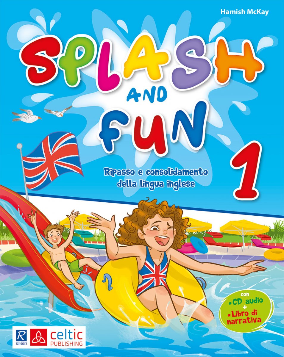 SPLASH AND FUN 1 LIBRO VACANZE RIPASSO ESTATE COMPITI SCUOLA INGLESE