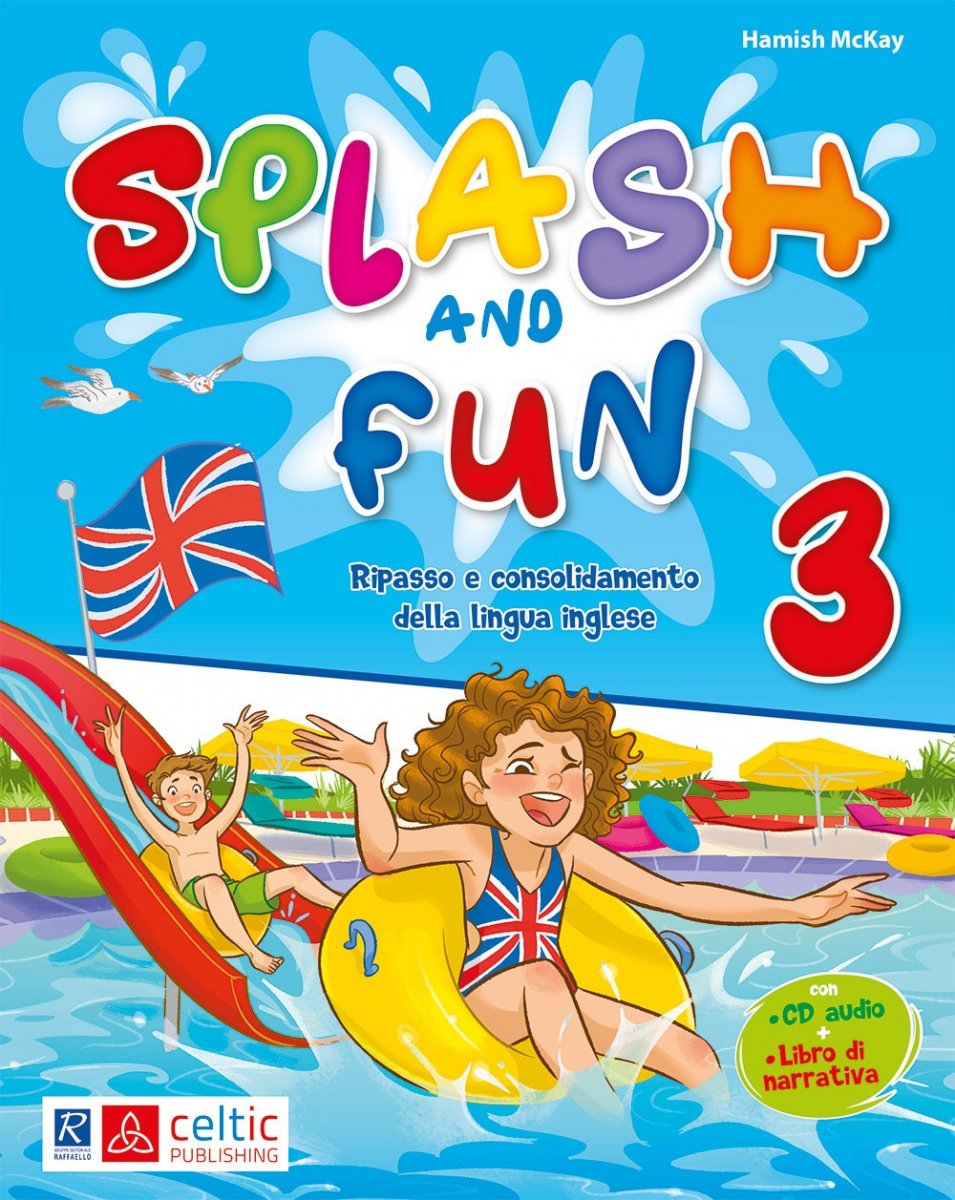 SPLASH AND FUN 3 LIBRO VACANZE RIPASSO ESTATE COMPITI SCUOLA INGLESE