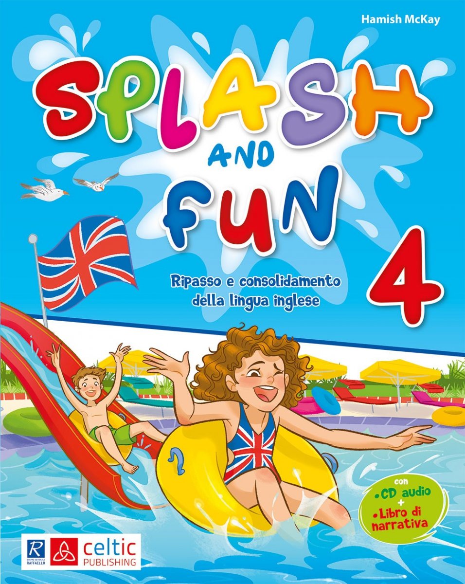 SPLASH AND FUN 4 LIBRO VACANZE RIPASSO ESTATE COMPITI SCUOLA INGLESE