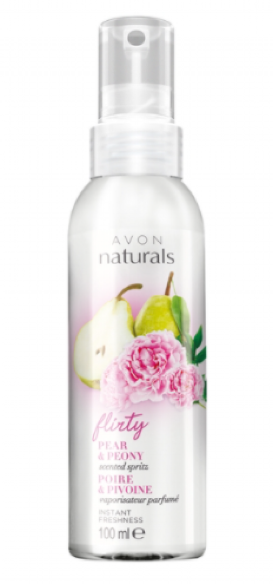 Fragranza spray per il corpo Pera e Peonia Naturals 100 ml