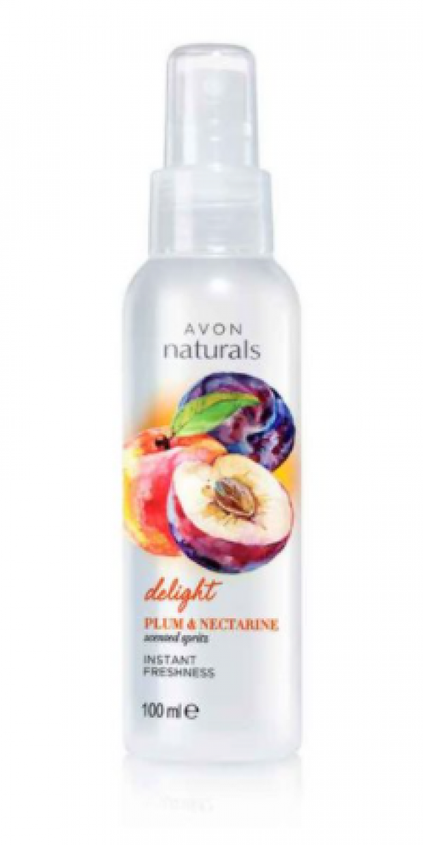 Fragranza spray per il corpo Prugna e Pesca Nettarina Naturals 100 ml