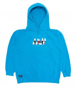 RIPNDIP Felpa con cappuccio I Heart U Hoodie Azur Blue