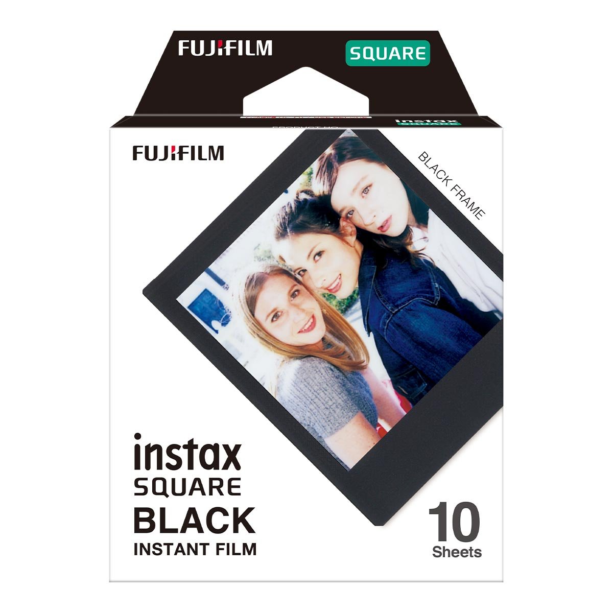 Pellicola BLACK per FUJIFILM instax square (10 foto) Pellicola per foto istantanee