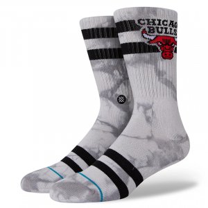 Stance calzini basket Bulls Tie dye Grey