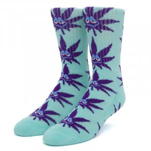 HUF calzini plantlife socks buddy mint