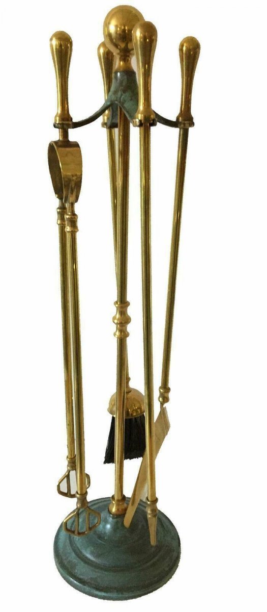 trespolo in ottone per camino art.1122
