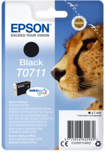 CARTUCCIA EPSON GHEPARDO 0711 NERO