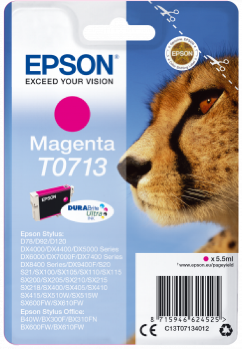 CARTUCCIA EPSON GHEPARDO 0713 MAGENTA